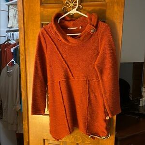 Women's Orange Sweater